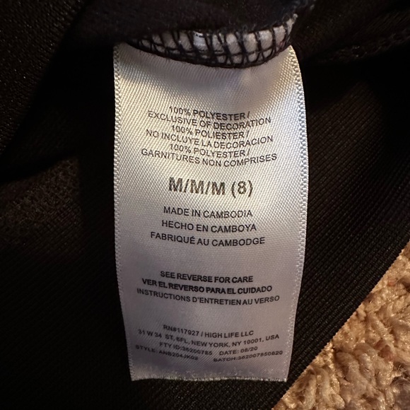 Boys And1 Black and Blue Zip Up Hoodie Jacket; Size M (8) - Picture 4 of 5